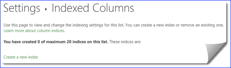 SharePoint Index Column Complete Tutorial SPGuides