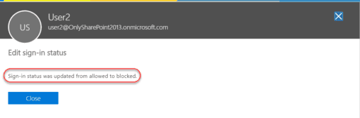 How to enable or disable user account in Office 365 - SPGuides