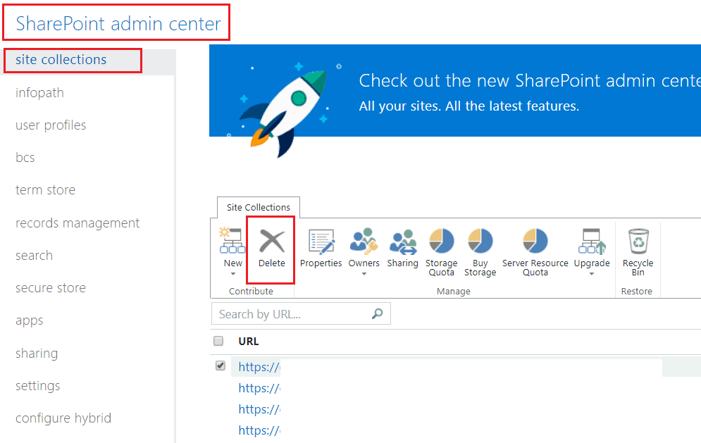 Delete Site Collection In SharePoint Online 2013 2016 2019 SPGuides Delete Site Collection In SharePoint Online 2013 2016 2019 SPGuides