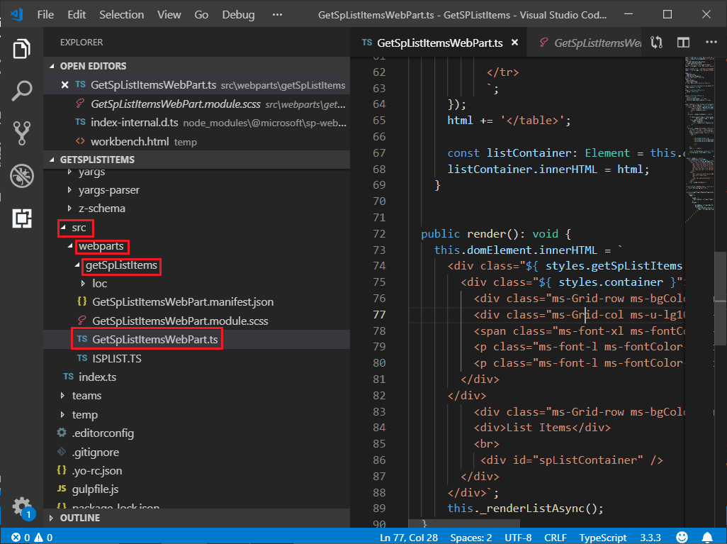 How to Display SharePoint List Items in SPFx Web Part