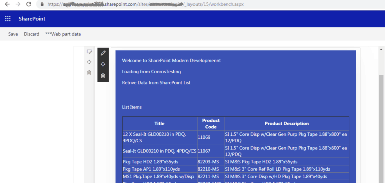 How to Display SharePoint List Items in SPFx Web Part