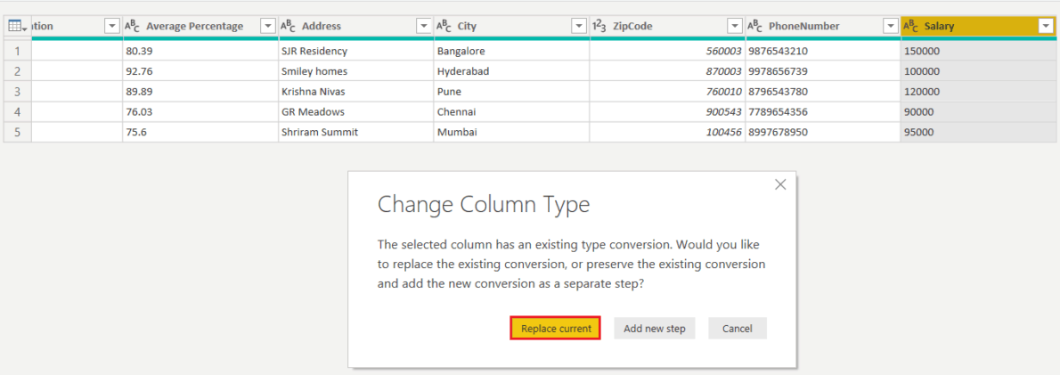 Power BI Change Data Type Of A Column SPGuides