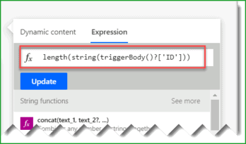 Power Automate Condition String Length The template language function 'length' expects its parameter to be an ...