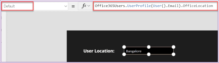 PowerApps Get Current User ID EMail Department Location Photo Etc 