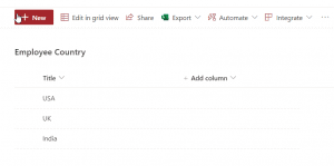 SharePoint List Cascading Dropdown Without Power Apps