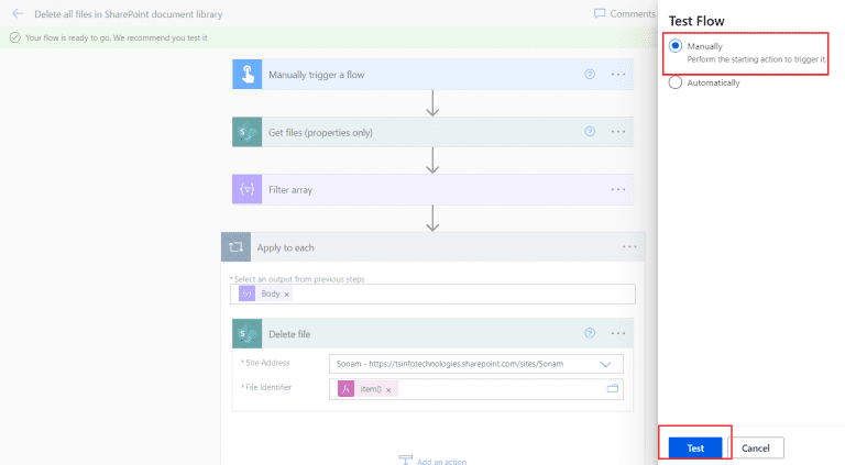 Power Automate Or Microsoft Flow Delete All Files In A Folder SPGuides