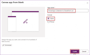 Create Collection from SharePoint List in PowerApps