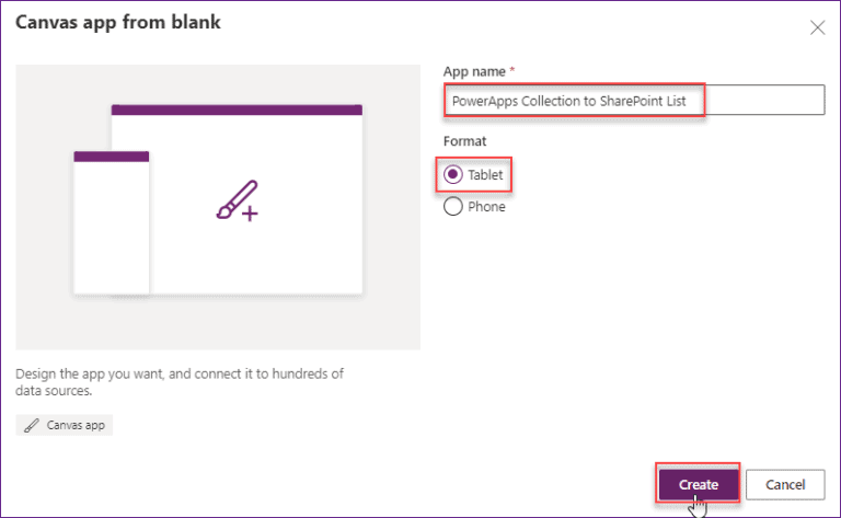 Create Collection from SharePoint List in PowerApps