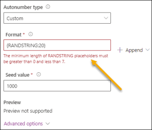 Change Dataverse Primary Column to Autonumber