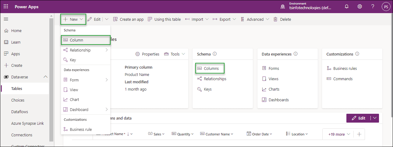 Change Dataverse Primary Column to Autonumber