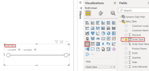 Power BI Date slicer only shows dates with data
