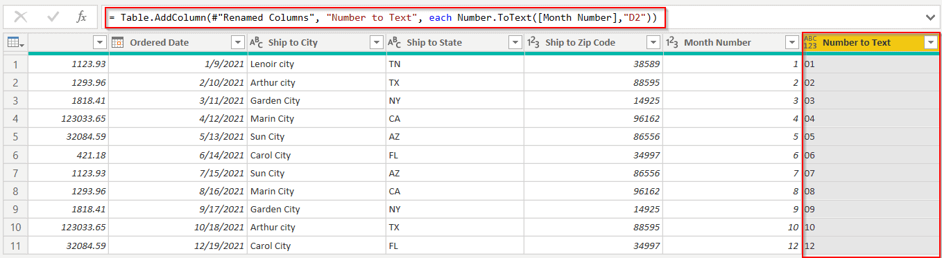 Convert Number to Text in Power BI
