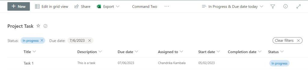 create SharePoint list view using Microsoft Power automate