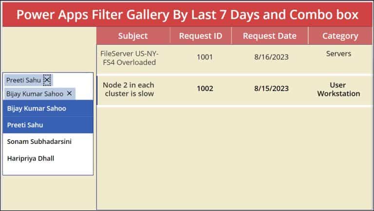 Power Apps Filter Gallery By Last Week [With Various Scenarios]