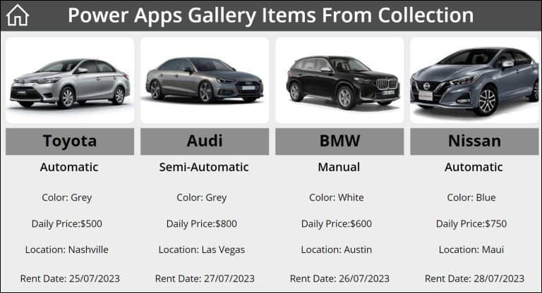 Power Apps Gallery Control Examples Download [20 Various Real Scenarios]