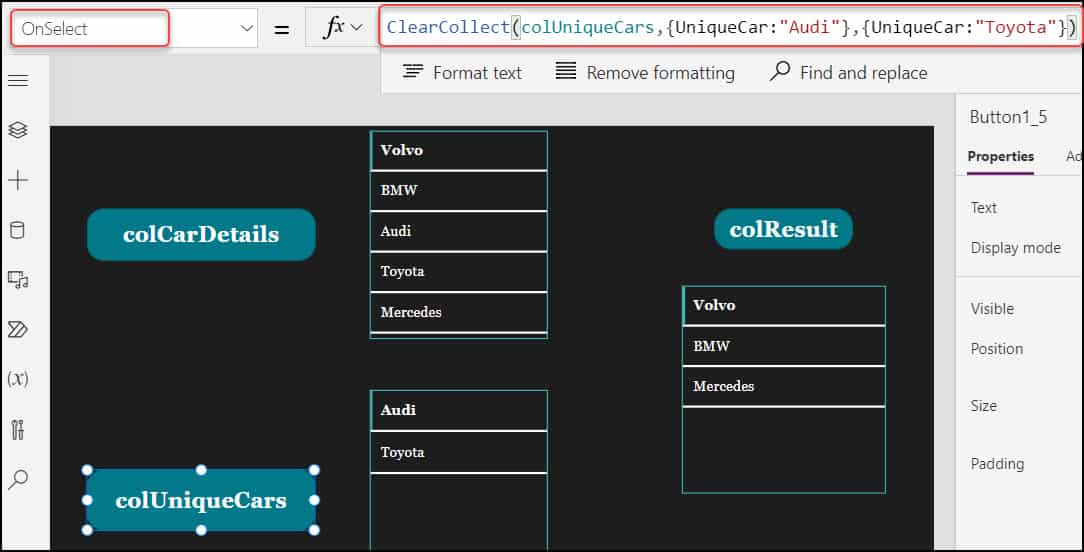 How to Filter a Collection Based On Another Collection in Power Apps