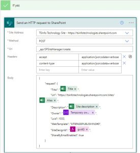 Create Multiple Sites in SharePoint Online using Power Automate from Excel