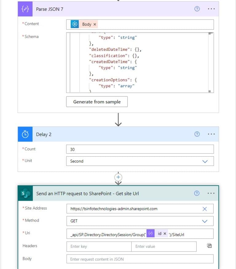 Create Multiple Sites in SharePoint Online using Power Automate from Excel