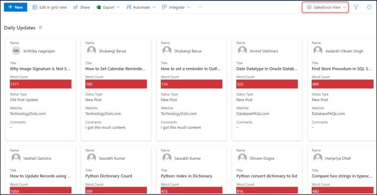 SharePoint List View: Create, Change & Delete a View