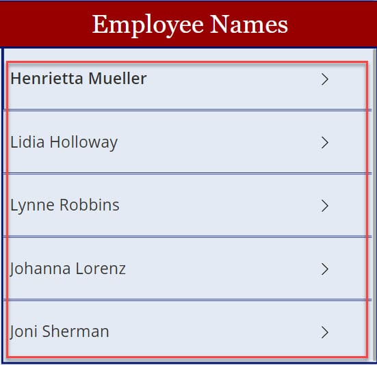 how to group SharePoint list records in a Power Apps gallery