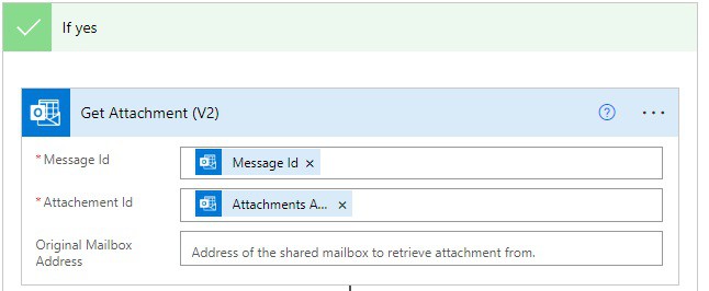 power automate save only pdf attachments