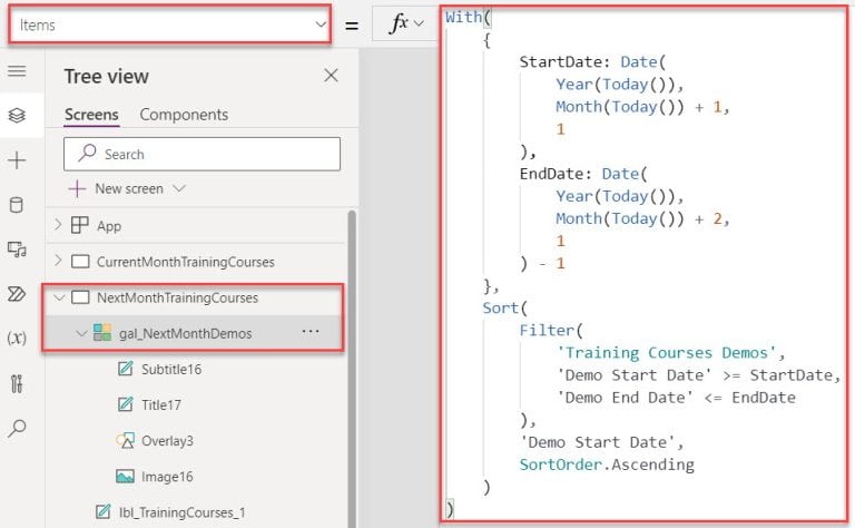 How to Sort Power Apps Gallery By Month [With Examples]