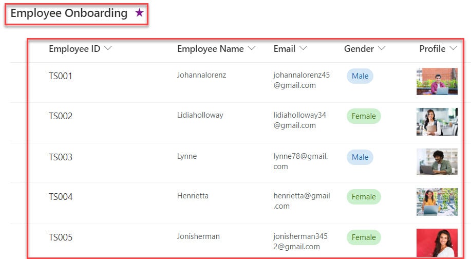 Power Apps image from SharePoint