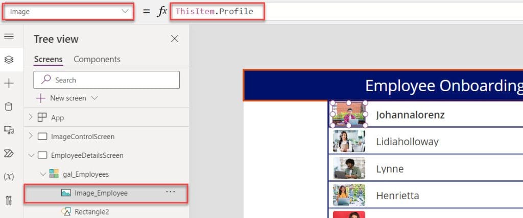 how to add image in power apps