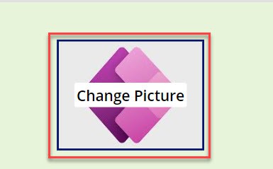 how to reset power apps image
