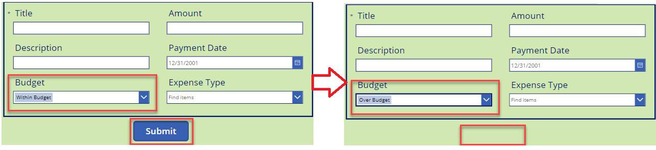 Show Hide Fields Based On Power Apps Dropdown Selection