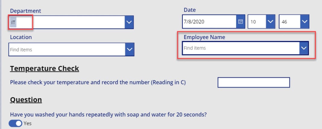 Show Hide Fields Based On Power Apps Dropdown Selection