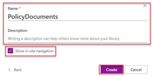 How To Create A Document Library In SharePoint Online