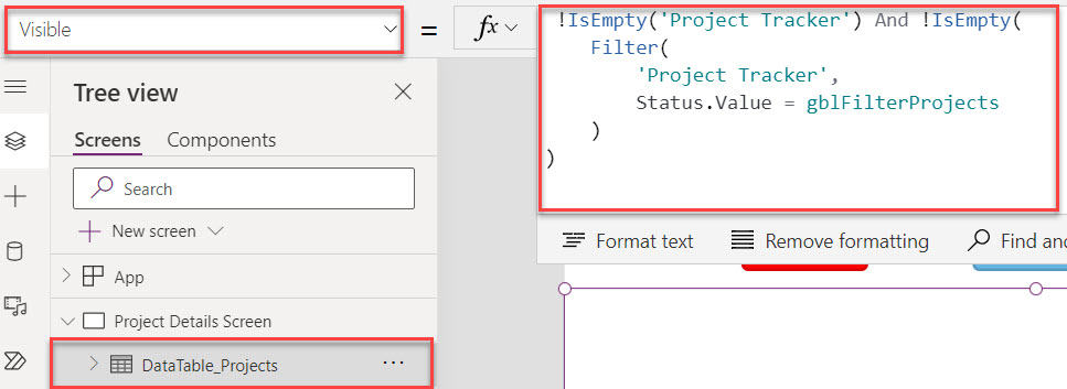 How to make data table blank in Power Apps How to make data table blank in Power Apps