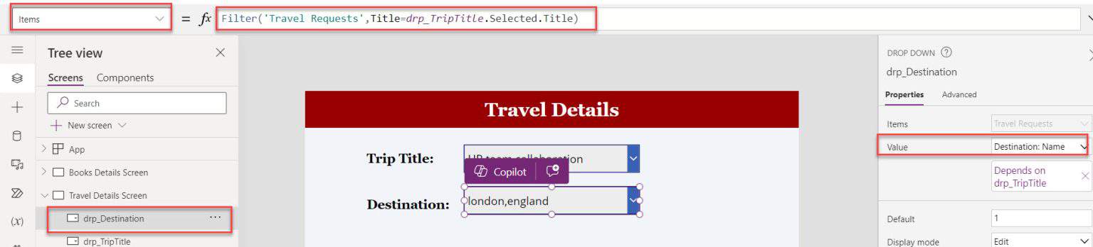 Cascading Dropdown in Power Apps [4 Various Examples]