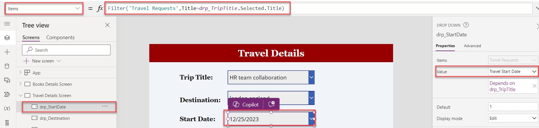 Cascading Dropdown in Power Apps [4 Various Examples]