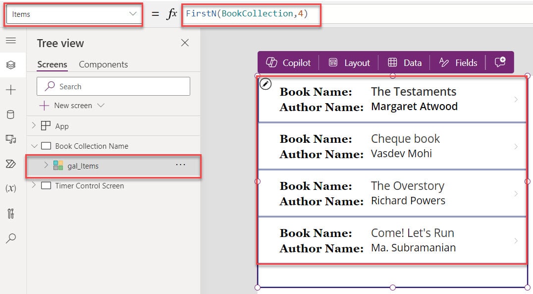 Power Apps First, FirstN, Last, and LastN Functions [With Examples]