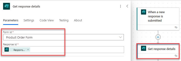 Power Automate Microsoft form to PDF