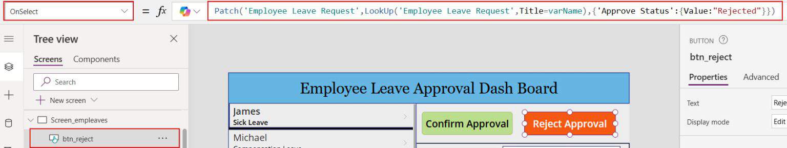 Set Combo Box Value On Button Click in Power Apps