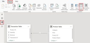 Create a New Table From an Existing Table in Power BI