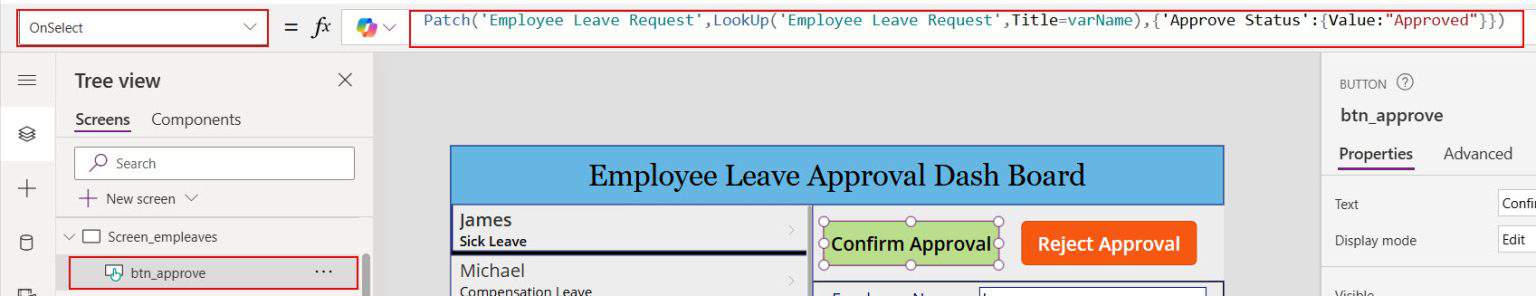 Set Combo Box Value On Button Click in Power Apps