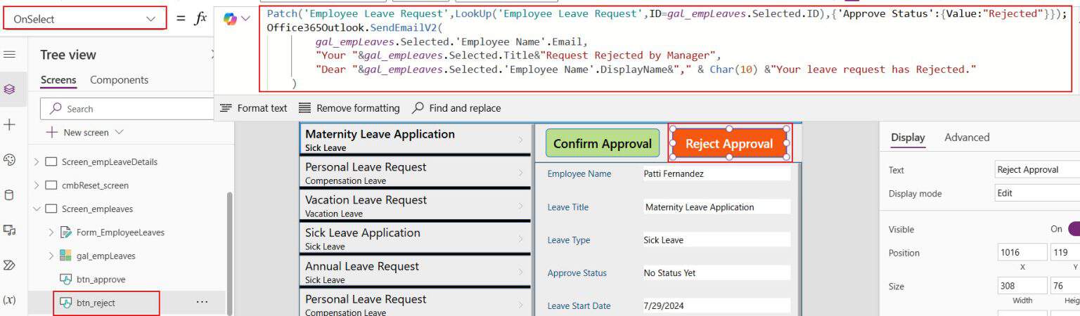 How to Send Approval Email Using Power Apps Button? [Without Flow]