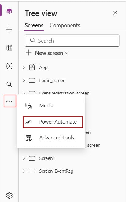forgot password in powerapps