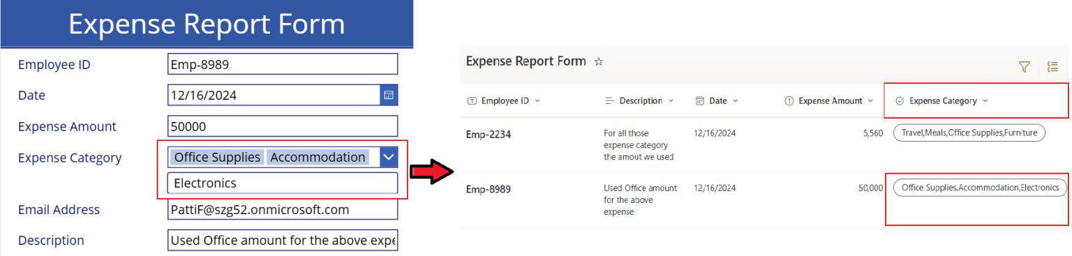 Concatenate Power Apps Combo Box Value With a Custom Value