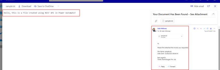 Create SharePoint Files with REST API in Power Automate