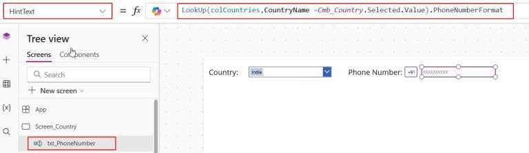 Power Apps Auto Populate Country Code And Phone Number