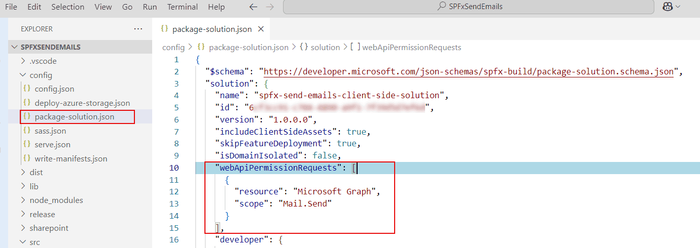 Send Email in SPFx using Microsoft Graph API and PnP JS
