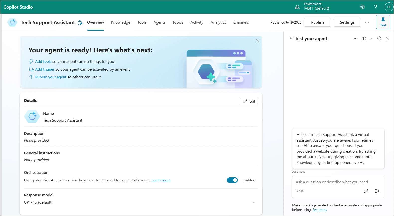 Publish an Agent to a Live or Demo Website in Copilot Studio