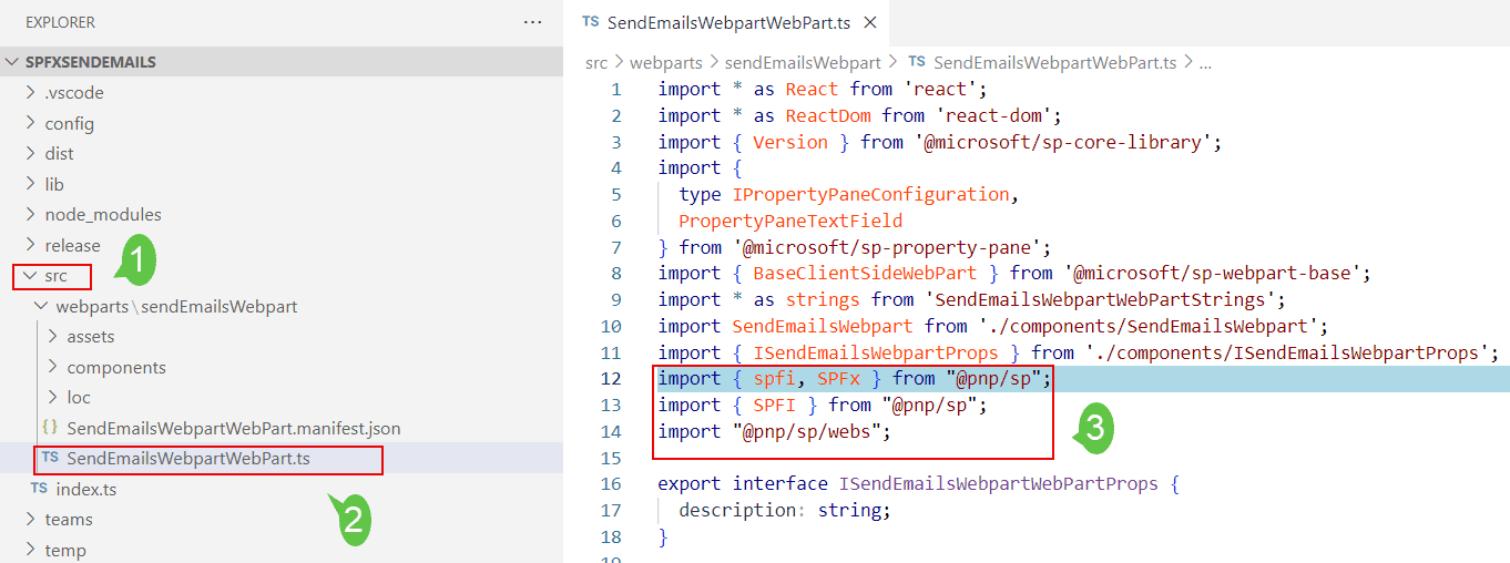 Send Email in SPFx using Microsoft Graph API and PnP JS