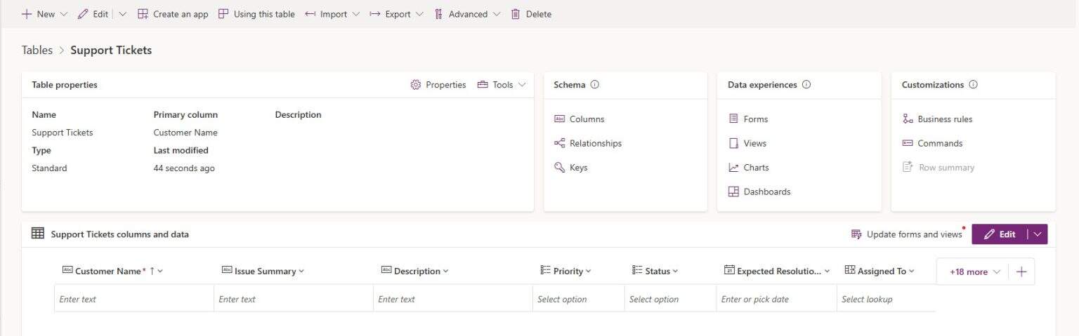 Create Model Driven Apps in Power Apps