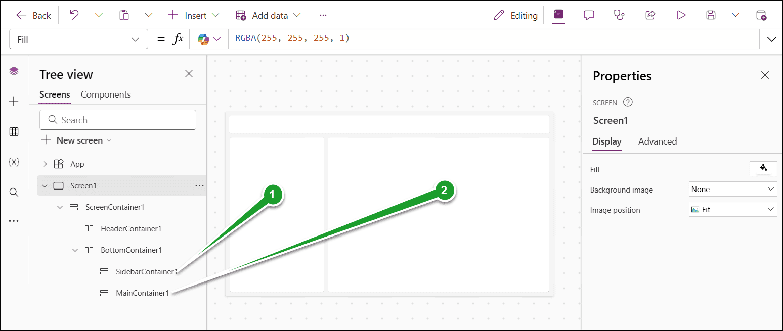 Create a Responsive Navigation Menu in Power Apps